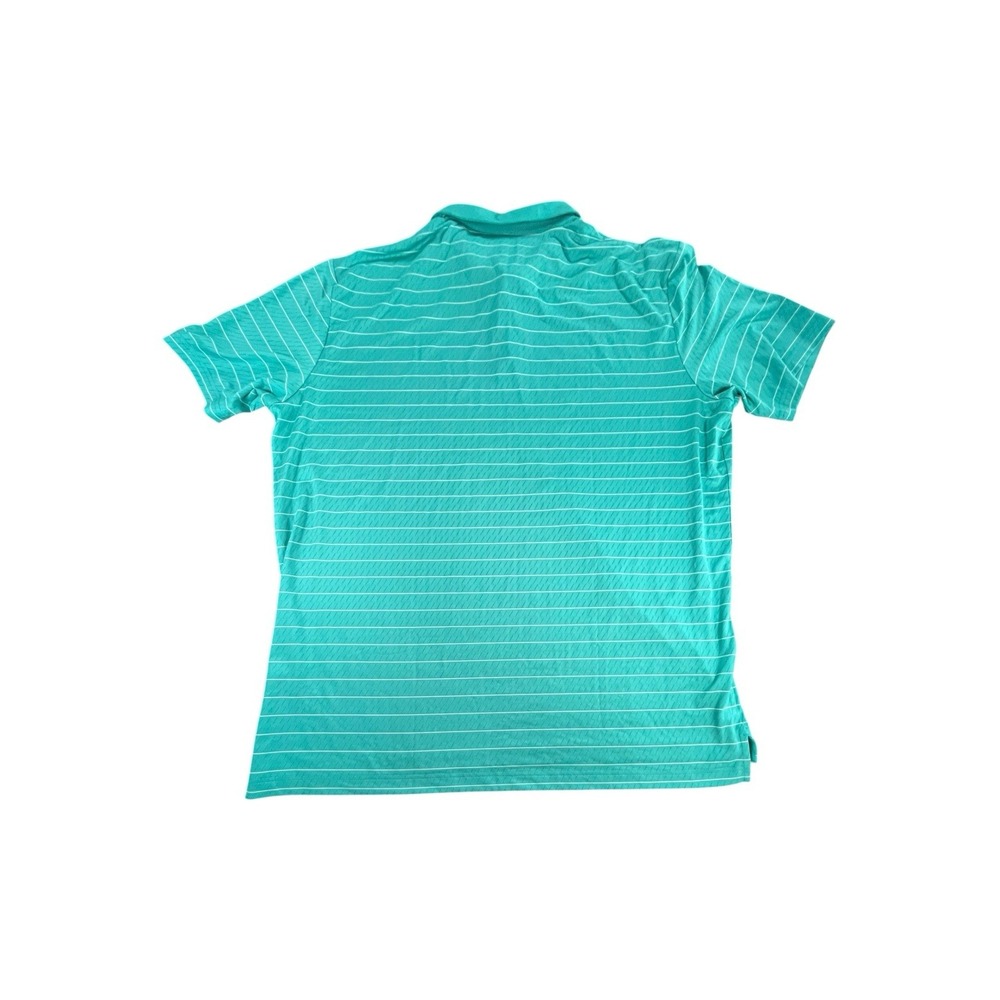 Callaway Men's Green Striped Short Sleeve Polo Shirt Size XXL - Picture 2 of 2
